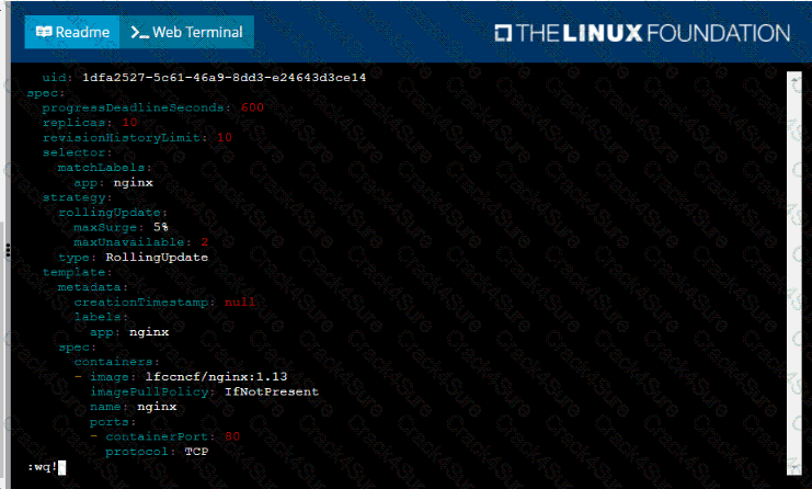 CKAD question answer